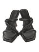 Jimmy Choo Leather Braided Accents Slides