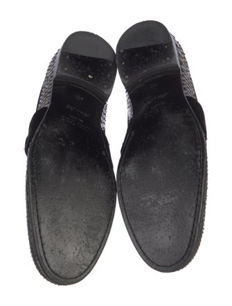 Jimmy Choo Snakeskin Printed Slippers