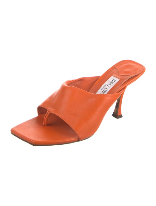 Jimmy Choo Leather Slides