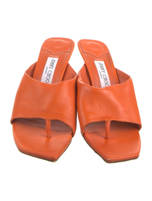 Jimmy Choo Leather Slides