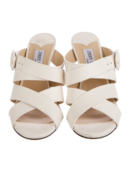 Jimmy Choo Leather Slides