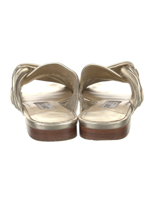 Jimmy Choo Leather Slides