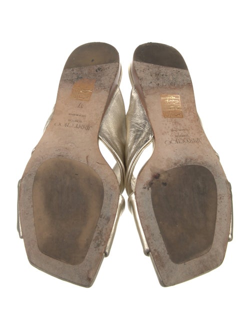 Jimmy Choo Leather Slides