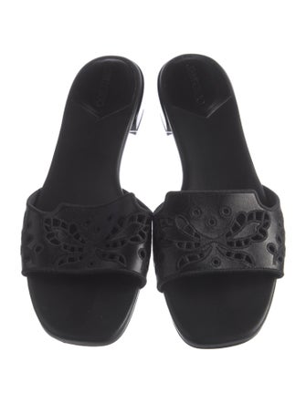 Jimmy Choo Leather Slides