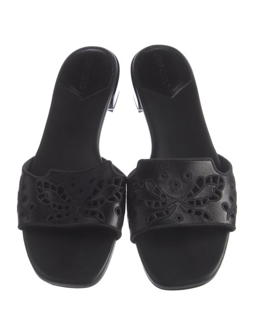 Jimmy Choo Leather Slides