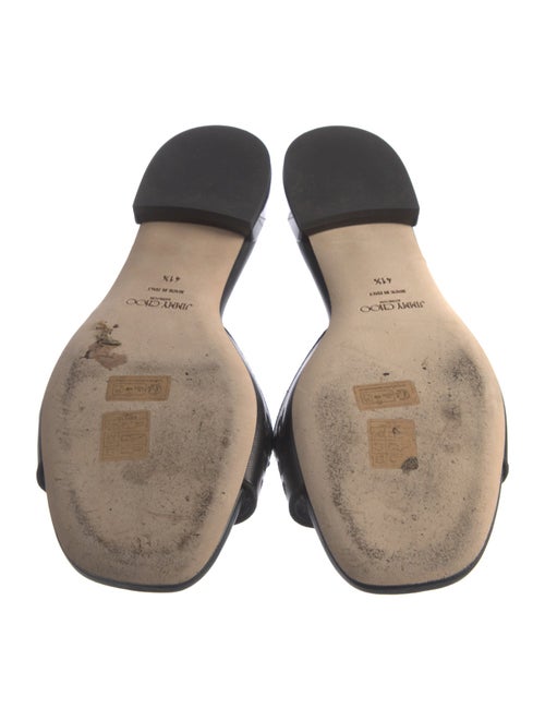 Jimmy Choo Leather Slides