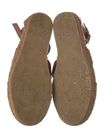 Jimmy Choo Leather Studded Accents Espadrilles