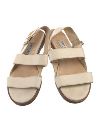 Jimmy Choo Leather Slingback Sandals