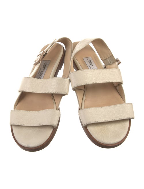Jimmy Choo Leather Slingback Sandals