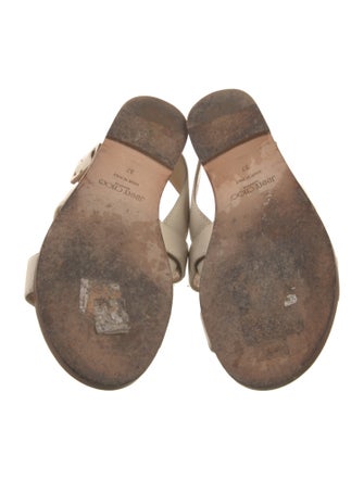 Jimmy Choo Leather Slingback Sandals