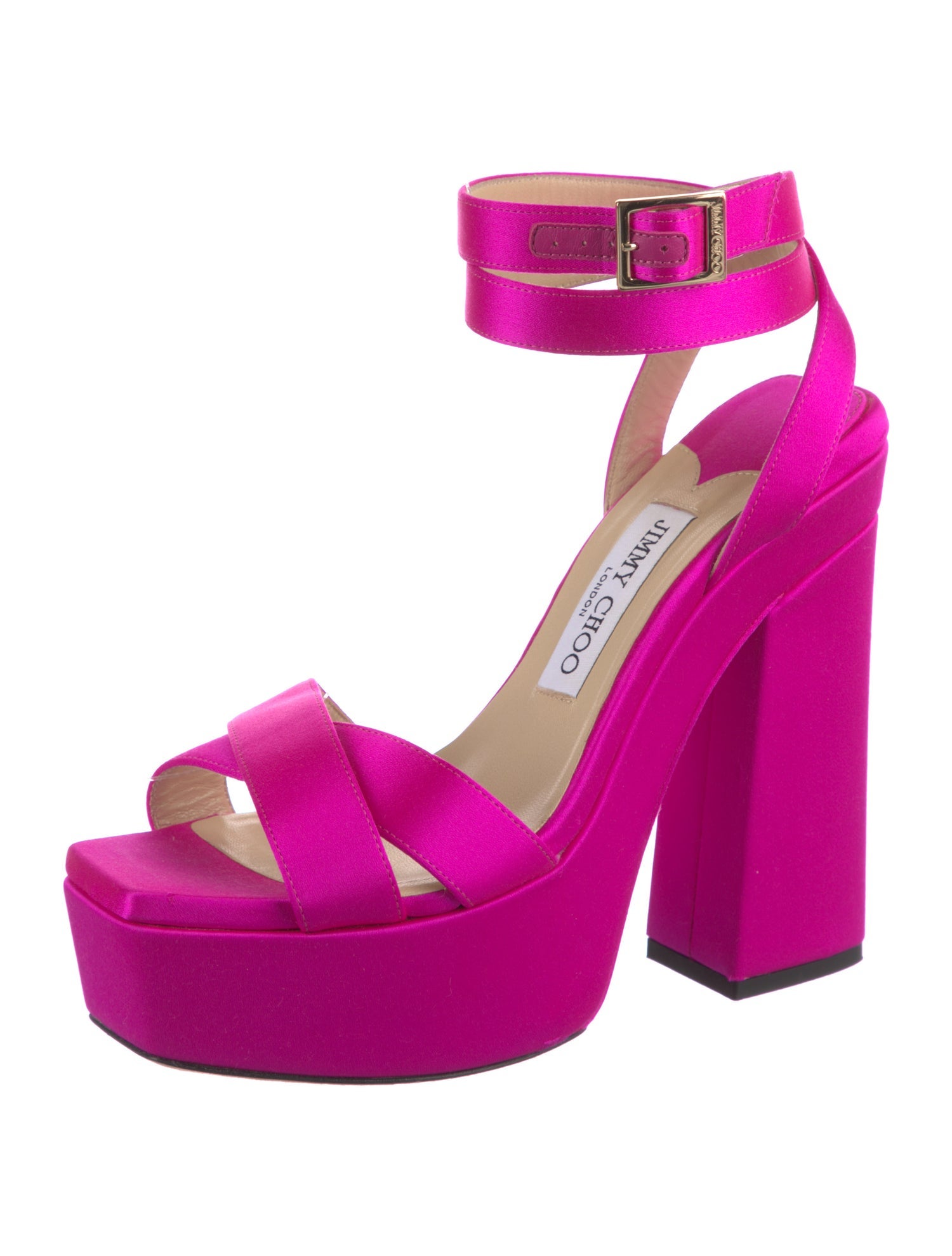 Jimmy Choo Satin Sandals