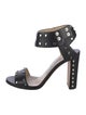 Jimmy Choo Leather Studded Accents Sandals