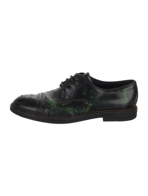 Jimmy Choo Leather Printed Brogues