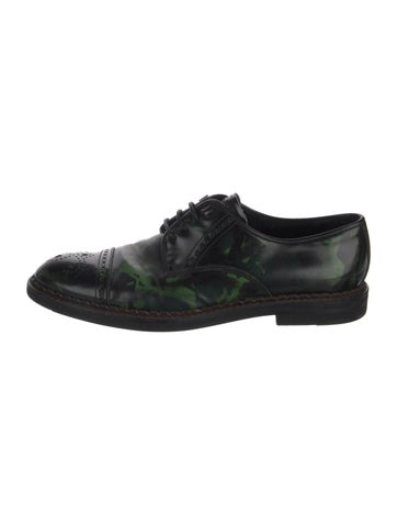 Jimmy Choo Oxfords Leather Printed Brogues 11