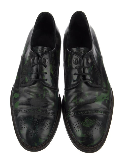 Jimmy Choo Leather Printed Brogues