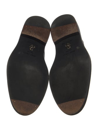 Jimmy Choo Leather Printed Brogues