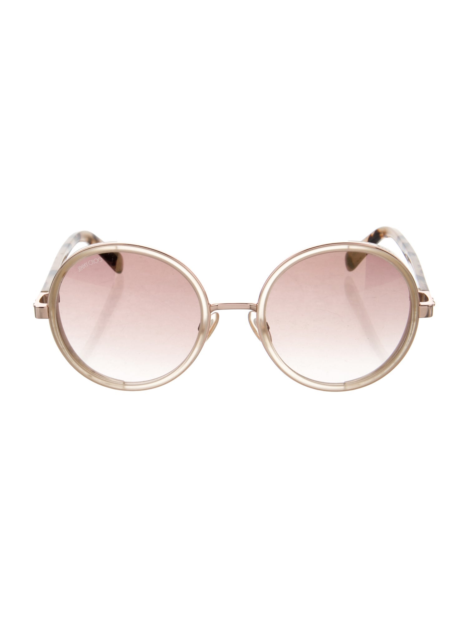 Jimmy Choo Round Gradient Sunglasses