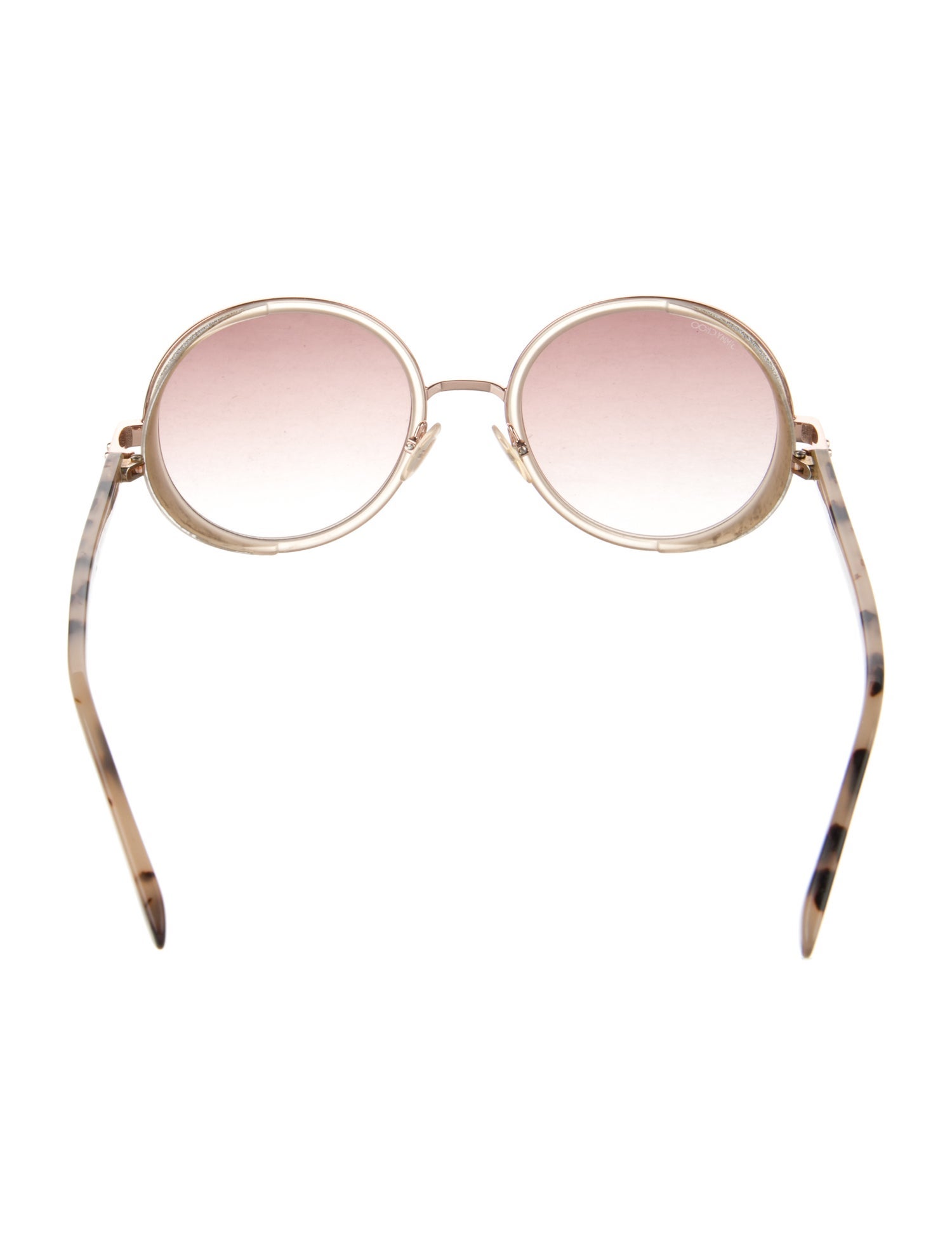 Jimmy Choo Round Gradient Sunglasses
