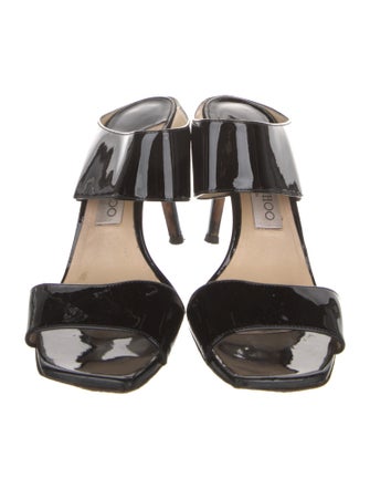 Jimmy Choo Patent Leather Slides