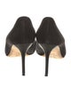 Jimmy Choo Suede Leather Trim Embellishment Pumps