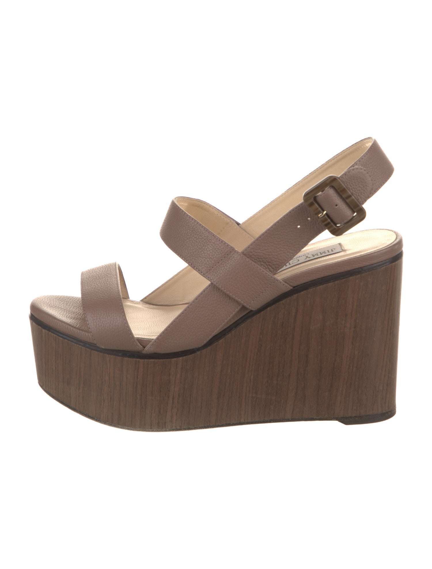 Jimmy Choo Leather Slingback Sandals