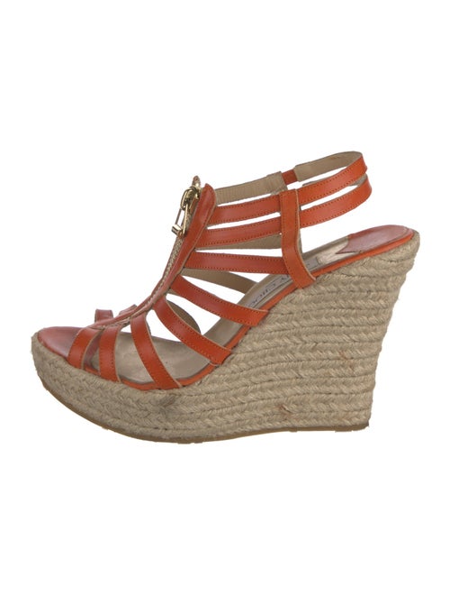 Jimmy Choo Leather Espadrilles