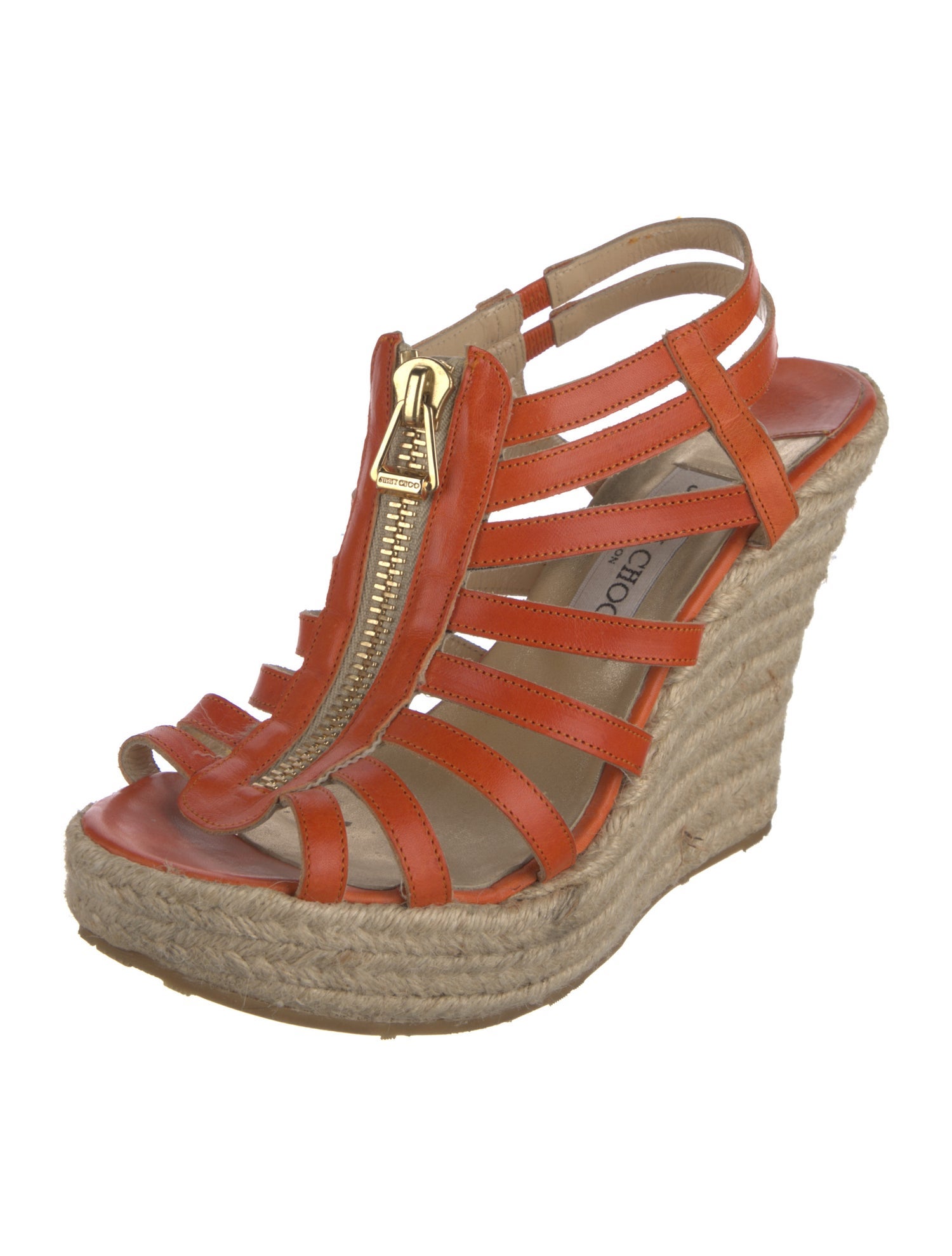 Jimmy Choo Leather Espadrilles