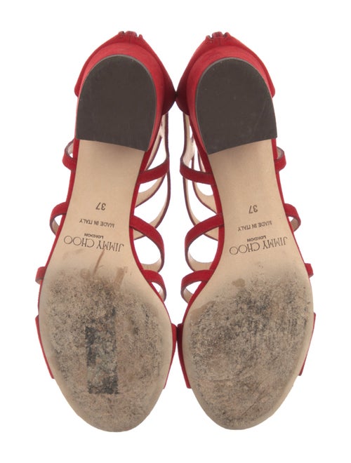 Jimmy Choo Suede Gladiator Sandals