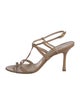 Jimmy Choo Leather T-Strap Sandals