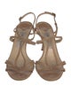 Jimmy Choo Leather T-Strap Sandals