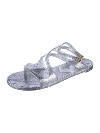 Jimmy Choo Rubber Gladiator Sandals
