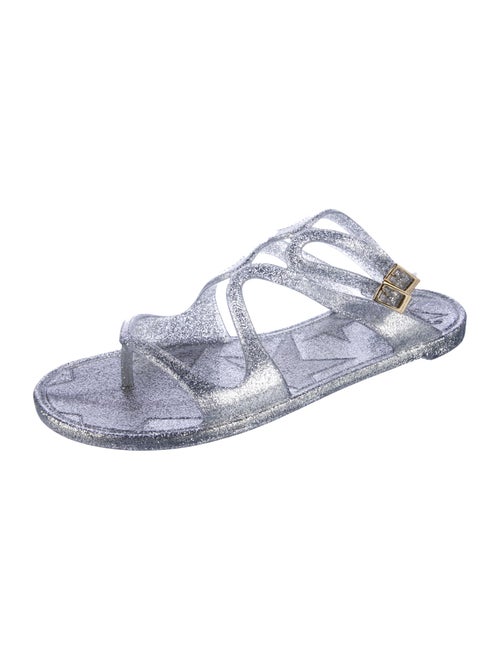 Jimmy Choo Rubber Gladiator Sandals