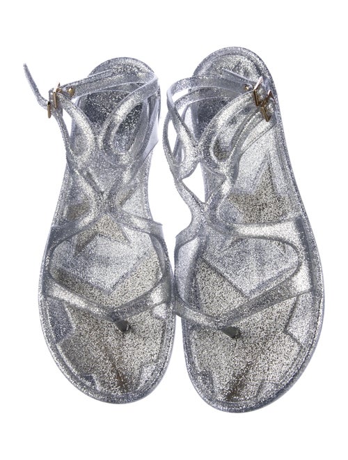 Jimmy Choo Rubber Gladiator Sandals