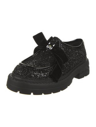 Jimmy Choo Glitter Glitter Accents Oxfords