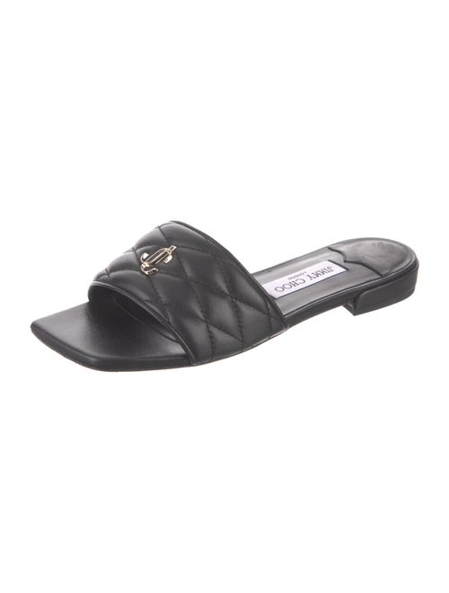 Jimmy Choo Leather Slides