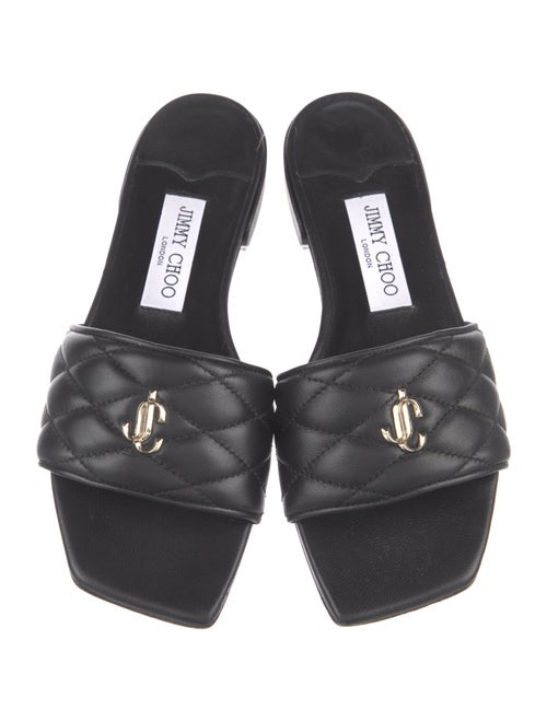 Jimmy Choo Leather Slides