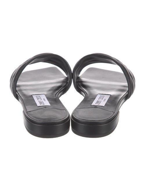 Jimmy Choo Leather Slides