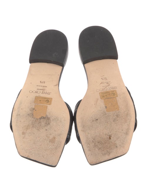 Jimmy Choo Leather Slides