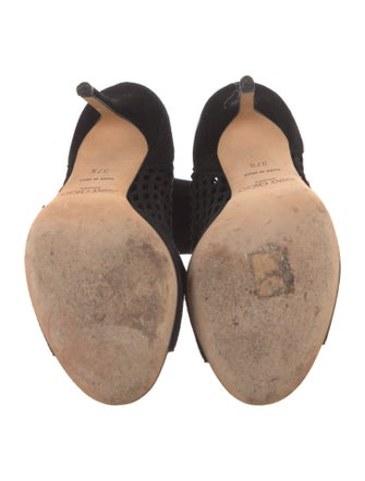 Jimmy Choo Suede Lasercut Accents Boots