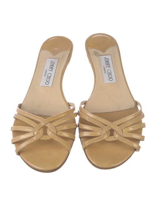 Jimmy Choo Patent Leather Slides