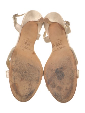 Jimmy Choo Satin Slingback Sandals