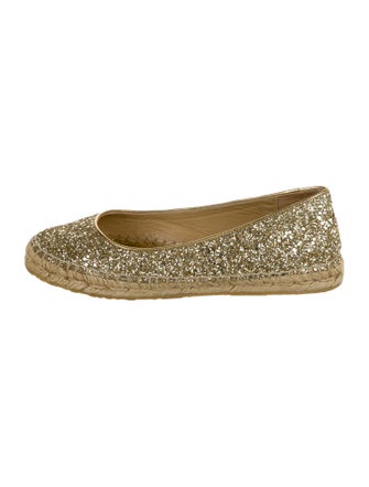 Jimmy Choo Glitter Glitter Accents Espadrilles