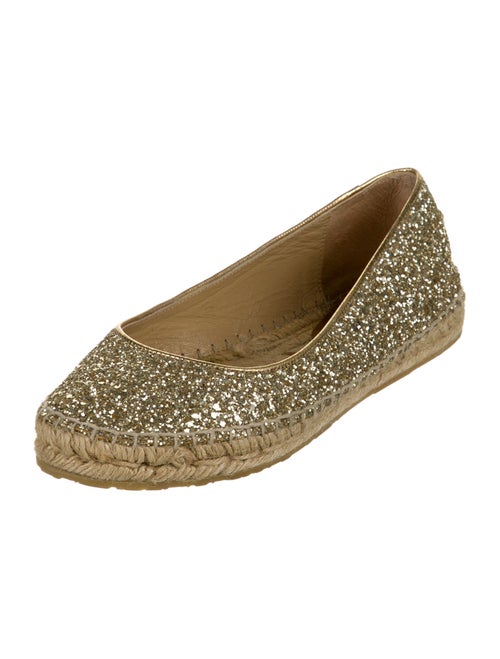 Jimmy Choo Glitter Glitter Accents Espadrilles