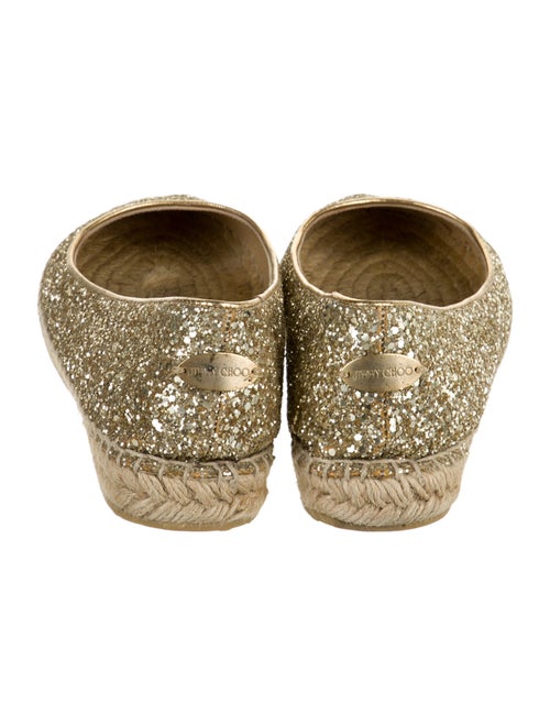 Jimmy Choo Glitter Glitter Accents Espadrilles