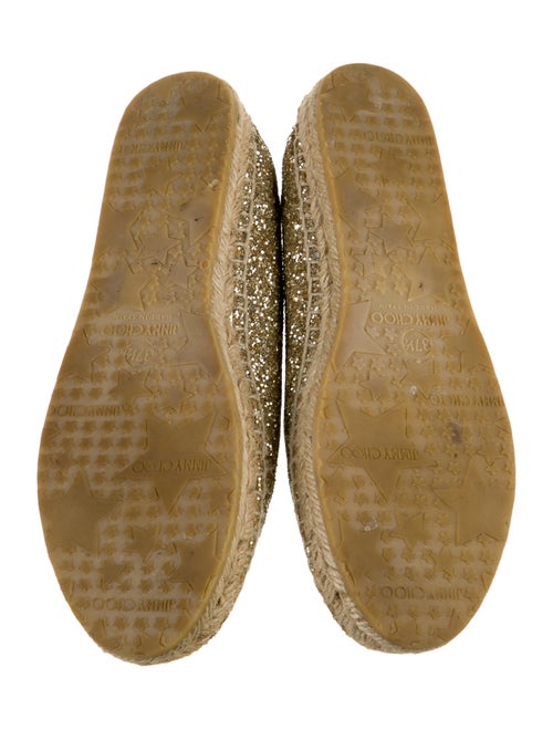 Jimmy Choo Glitter Glitter Accents Espadrilles