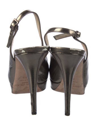 Jimmy Choo Leather Slingback Pumps