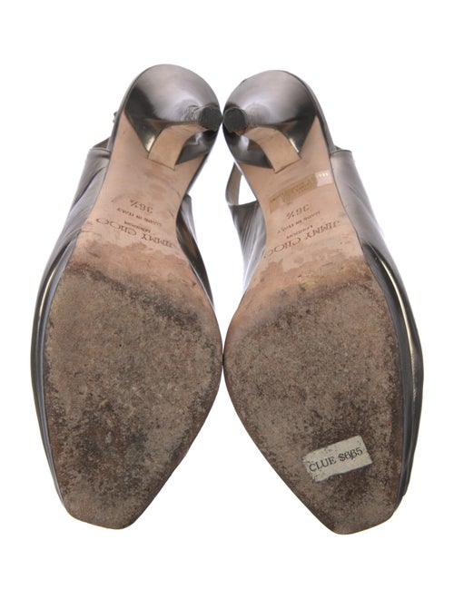 Jimmy Choo Leather Slingback Pumps