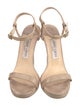 Jimmy Choo Suede Glitter Accents Sandals