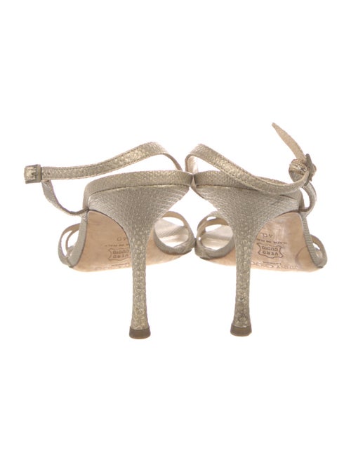 Jimmy Choo Leather Slingback Sandals
