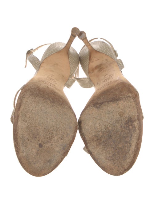 Jimmy Choo Leather Slingback Sandals